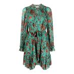 Ulla Johnson • zijden jurk Anais • S (6), Kleding | Dames, Jurken, Verzenden, Nieuw, Maat 36 (S), Groen