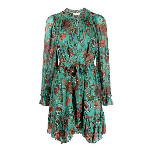 Ulla Johnson • zijden jurk Anais • S (6), Kleding | Dames, Jurken, Groen, Nieuw, Maat 36 (S), Verzenden