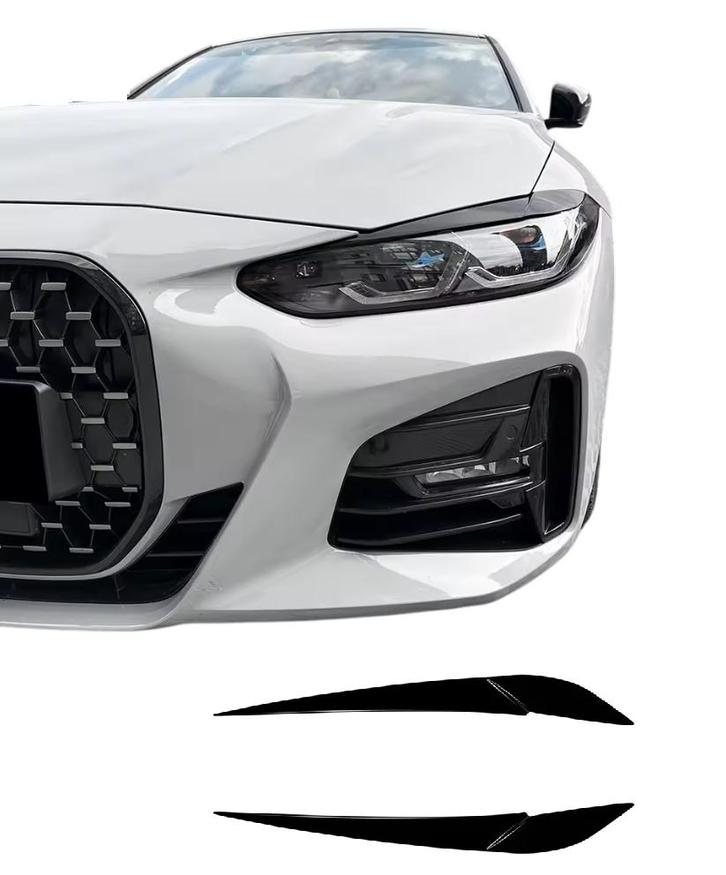Koplampspoilers | BMW | 4 Series | G22 G23 G26 M3 M4 G80 G81, Auto diversen, Tuning en Styling, Verzenden