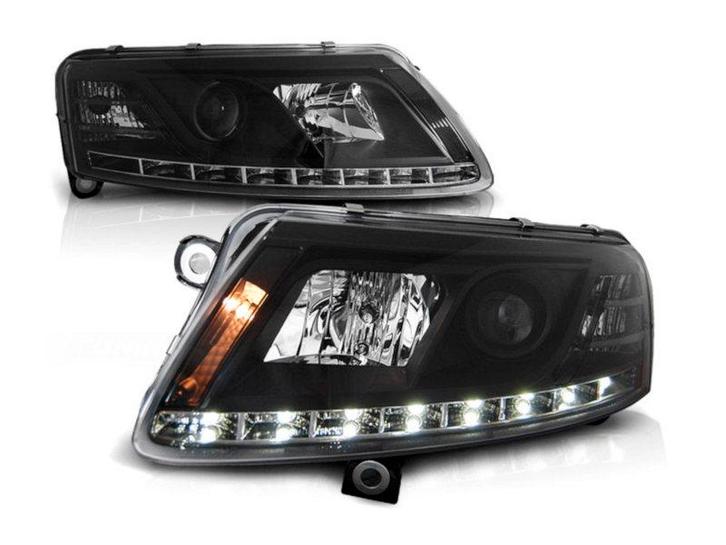 LED Dagrijverlichting koplampen Black geschikt voor Audi A6, Auto-onderdelen, Verlichting, Nieuw, Audi, Verzenden