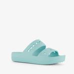 Crocs Baya Platform dames slippers blauw maat 36/37, Verzenden, Nieuw