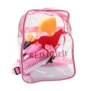 Red  horse tas gevuld met poetsspullen roze beschikbaar voor biedingen
