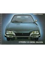 1979 CITROEN CX DIESEL INSTRUCTIEBOEKJE ENGELS