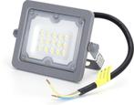 LED bouwlamp koelwit 4000K - 10W - IP65 waterdicht - grijs, Huis en Inrichting, Verzenden, Nieuw