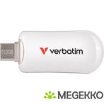 Verbatim 30231 Plectra 512GB USB-C Stick Wit, Computers en Software, RAM geheugen, Verzenden, Nieuw
