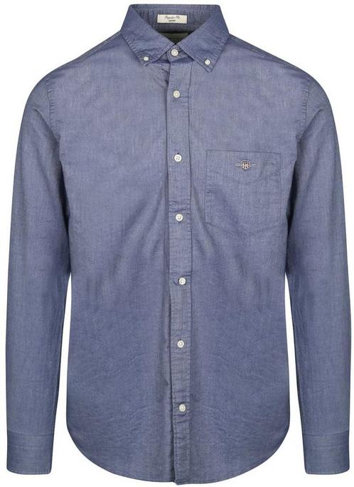 Gant Shirt Oxford Blauw maat M Heren, Kleding | Heren, Overhemden, Blauw, Nieuw, Verzenden