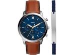 Fossil Neutra Chrono FS5708SET Herenhorloge Geschenkset 44, Verzenden, Nieuw