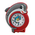 Fako® - Kinderhorloge - Slap On Mini - Dolfijn - Rood, Verzenden, Nieuw
