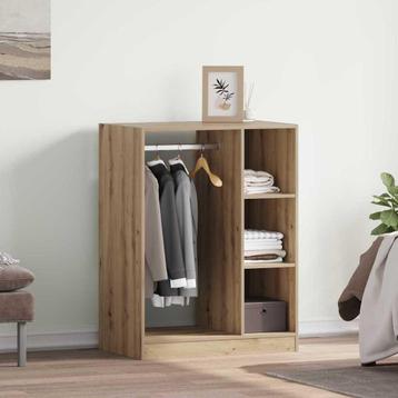 vidaXL Kledingkast met plank artisanaal eikenkleurig 77 x 48 beschikbaar voor biedingen