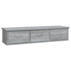 Wandkast Grijs Sonoma 88cm - Retourdeal - 51% Korting!, Huis en Inrichting, Woonaccessoires | Wandplanken en Boekenplanken, Ophalen of Verzenden