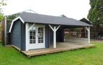 Interflex WKS12 met berging antraciet gespoten, Tuin en Terras, Tuinhuizen, Ophalen, 250 tot 500 cm, Overige typen, Zo goed als nieuw