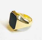 Zegelring - 14 karaat Geel goud Onyx