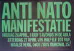 Anti NATO bijeenkomst in Amsterdam (lijst optie, Posters), Verzamelen, Posters, Verzenden, Nieuw, Overige onderwerpen, Met lijst