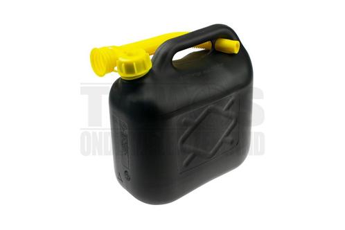 Jerrycan 5 Liter kunststof (brandstoffen) zwart, Fietsen en Brommers, Brommeronderdelen | Algemeen, Nieuw, Ophalen of Verzenden