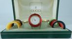 Gucci - Very rare Gucci bangle watch with coloured bezels -, Nieuw