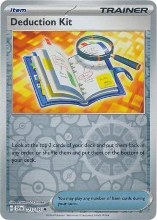 Deduction Kit 171/191 reverse holo surging sparks, Hobby en Vrije tijd, Verzamelkaartspellen | Pokémon, Losse kaart, Nieuw, Foil