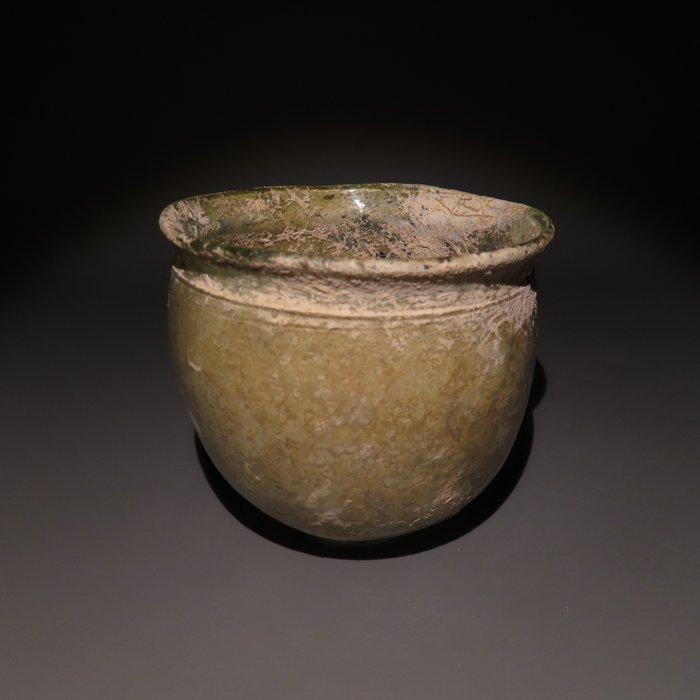 Oud-Romeins Glas Vaartuig. 1e-4e eeuw na Christus. Hoogte 8, Verzamelen, Mineralen en Fossielen