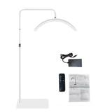 Halvemaan LED Vloerlamp – Dimbaar met Statief en Houder, Huis en Inrichting, Lampen | Vloerlampen, Verzenden, Nieuw