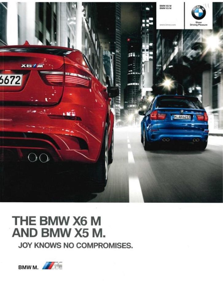 2011 BMW X5 | X6 M BROCHURE ENGELS, Boeken, Auto's | Folders en Tijdschriften, BMW