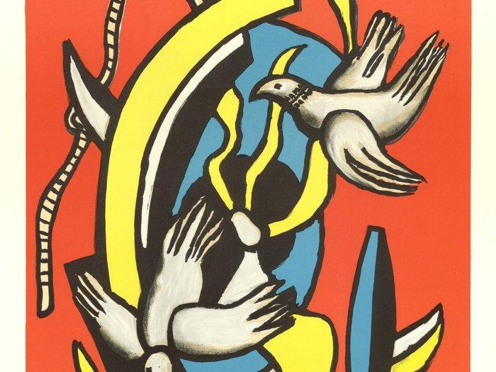 Fernand Léger (1881-1955), daprès - Les oiseaux, Antiek en Kunst, Antiek | Overige Antiek