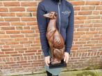 Beeld, XL Dog Greyhound - New - 54 cm - Hars, Antiek en Kunst