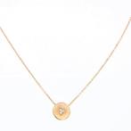 Halsketting - 18 karaat Geel goud - 0.01ct. tw. Diamant, Nieuw