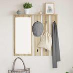 vidaXL Wandgemonteerde kapstok met plank Sonoma eiken 84 x, Huis en Inrichting, Woonaccessoires | Wandplanken en Boekenplanken
