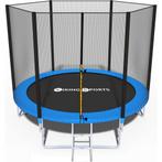 Trampoline 305 cm met veiligheidsnet - tot 100 kg - blauw, Ophalen of Verzenden, Nieuw