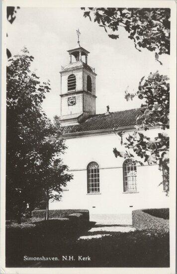 SIMONSHAVEN - N.H. Kerk, Verzamelen, Ansichtkaarten | Nederland, Verzenden