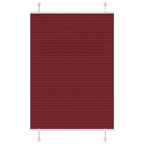 vidaXL Plissé rolgordijn 100x150 cm stofbreedte 99,4cm, Huis en Inrichting, Stoffering | Gordijnen en Lamellen, Rood, Nieuw, Verzenden