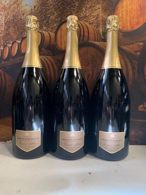 Comte de Noblens Cremant de Bourgogne - Bourgogne - 3, Verzamelen, Wijnen