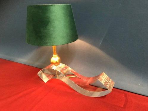 Karl Springer - Tafellamp - de Golf - plexigglas, Antiek en Kunst, Antiek | Lampen