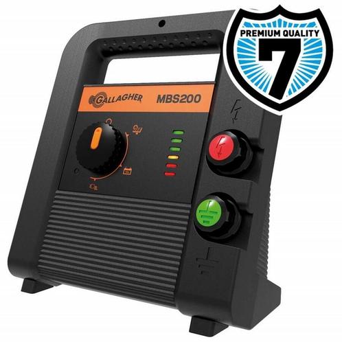 Gallagher MBS 200, 3-in-1 Multipower schrikdraadapparaat, Dieren en Toebehoren, Overige Dieren-accessoires, Nieuw, Ophalen of Verzenden