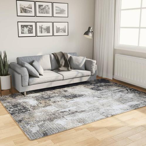 vidaXL Vloerkleed wasbaar anti-slip 160x230 cm meerkleurig, Huis en Inrichting, Stoffering | Tapijten en Kleden, Grijs, Nieuw