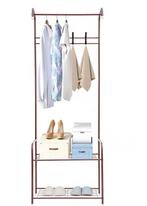 Staand Kledingrek met Planken en Haken – Metalen Garderobere, Kleding | Dames, Kledingrekken, Verzenden, Nieuw