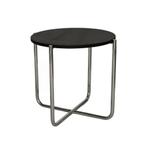 Gispen Today 415 bijzettafel chrome frame, Ophalen of Verzenden, Nieuw, Rond, Hout