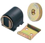 Magneetsnapper COMPACT met tegenplaat zwart, Verzenden, Nieuw