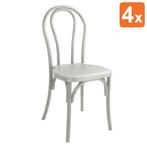 Stoelen | SOHO BENTWOOD | Hars | Wit | In-/Outdoor |, Verzenden, Nieuw in verpakking