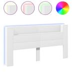 Hoofdbordkast LED wit 200cm | Retourdeal | 35% Korting, Wit, Nieuw, Ophalen of Verzenden, Overige maten