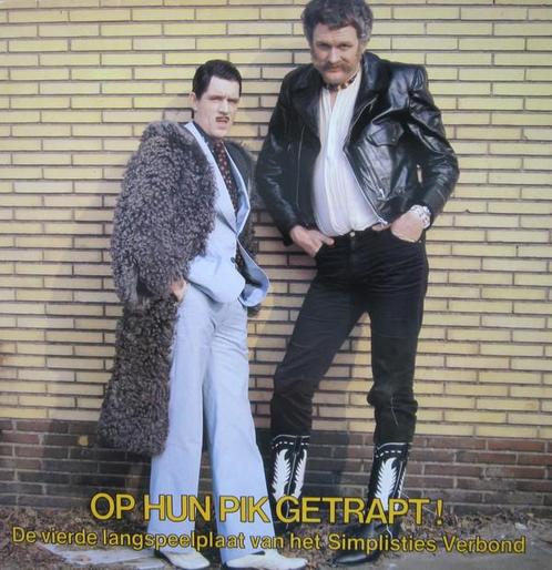LP gebruikt - Het Simplisties Verbond - Op Hun Pik Getrap..., Cd's en Dvd's, Vinyl | Nederlandstalig, Zo goed als nieuw, Verzenden