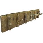 vidaXL Kapstok 60x15 cm gemengd gerecycled hout, Huis en Inrichting, Verzenden, Nieuw
