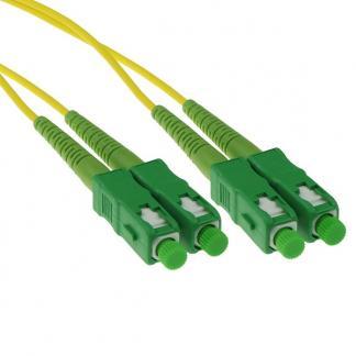 Glasvezelkabel OS2 - SC/SC - 2 meter (Duplex, 9/125m, APC), Computers en Software, Pc- en Netwerkkabels, Nieuw, Verzenden