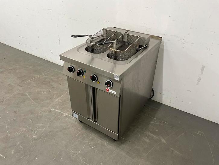 Küppersbusch Dubbele RVS Friteuse - Deltahoreca, Zakelijke goederen, Horeca | Keukenapparatuur, Gebruikt, Verzenden