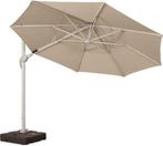 Lanterfant Hangparasol Duuk Ø330 cm - Ecru, Tuin en Terras, Ophalen of Verzenden, Nieuw