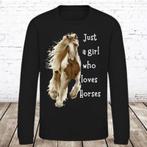 Sweater met paard zwart - 86/92 - Goedkope meisjeskleding: