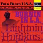 LP gebruikt - Lightnin Sam Hopkins - Burnin In L. A., Cd's en Dvd's, Vinyl | Jazz en Blues, Verzenden, Zo goed als nieuw