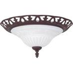 LED Plafondlamp - Trion Rustina - Opbouw Rond - E27 Fitting, Ophalen of Verzenden, Nieuw, Metaal
