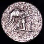 Romeinse Republiek. P. Plautius Hypsaeus. fouree denarius 58