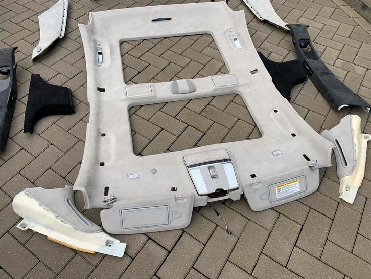 S600L W221 hemelbekleding wit beige alcantara leder compleet, Auto-onderdelen, Interieur en Bekleding, Gebruikt, Mercedes-Benz