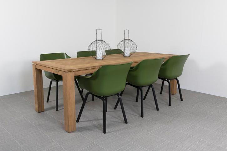 Hartman Sophie Element Green/Rome 240 cm. tuinset - 7-delig, Tuin en Terras, Tuinsets en Loungesets, Tuinset, Nieuw, Overige materialen